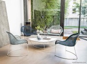 Table basse en cuir Guapa