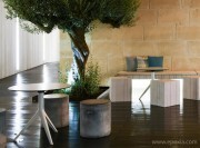 Table basse plateau HPL Mari-sol