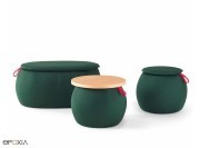 Table basse Snowpouf de la gamme Snowsound