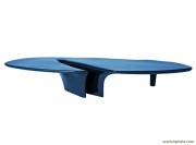 Table basse design Waterfall bleu