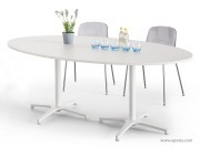 Table ovale blanche Altéis