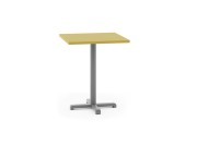 Table Riquadra carrée, plateau Stratifié Moutarde 60 x 60 cm