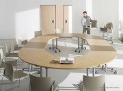 Table de réunion collection Tangup finition pommier