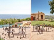 Table outdoor 6 couverts collection Angel