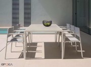 Table outdoor plateau grès Terramare