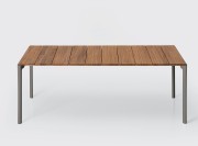 Table Maki, finition plateau en Teck épaisseur 2 cm