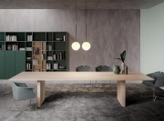 Table rectangulaire Slim en finition Chêne Naturel