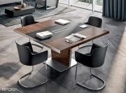 Table de réunion carrée X10 Ebene