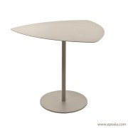 Table collectivite grand plateau en acier tortora kensho