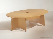 Table de réunion collection  Ensemble 8 personnes hêtre