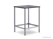 Table haute Client pieds ronds