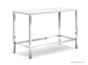 Table haute rectangulaire avec pieds métal Client
