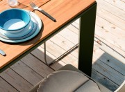 Détail de la table indoor ou outdoor Nori