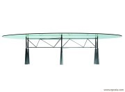 Table en verre design Lybra
