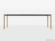 Table de réunion Boiacca, pieds bois