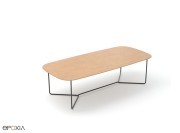Table Bondo pieds métal