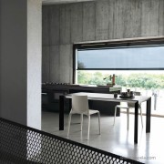 Table collection Nori verre mat noir