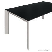 Table collection Nori détail plateau noir