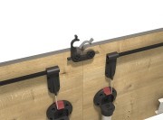 Table de réunion pliables collection Tangup, détail accroches