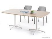Table rectangle bombé Altéis chêne