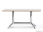 Table de restauration K2 pieds chromés
