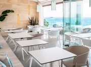 Tables de restaurant plateau abattant Mari-sol