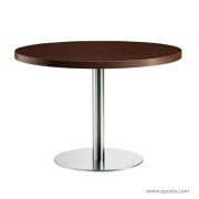 Table de restauration XT pied tube socle rond