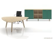 Bureau table Rail de forme triangulaire 