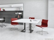 Table de réunion carrée design Archimède