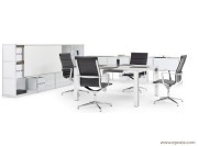 Table de réunion carrée P80 en HPL
