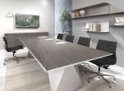 Table de réunion Eracle, pied diamant
