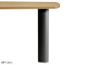 Table de réunion collection Fregate piètement gris anthracite