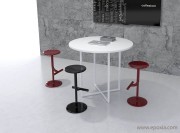 Table ronde haute Ibis