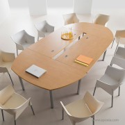 Table de réunion collection Tim chêne