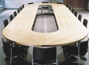 Table de réunion pliante collection Tempest érable