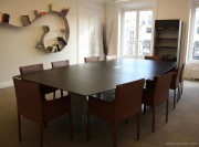 Table de réunion avec fauteuils Pasqualina