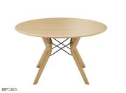 Table ronde Tribu en bois massif