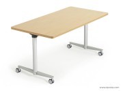 Table de réunion collection Tangup rabattable sur roulette
