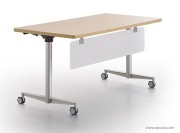 Table de réunion collection Tangup chêne avec voile de fond translucide