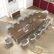 Table de réunion tonneau In Quarto