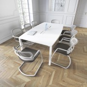 Table de réunion tonneau In Quarto