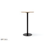 Table haute de collectivité Hippo, 60x110 cm