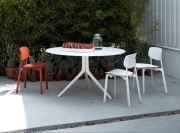 Table ronde blanche Oops