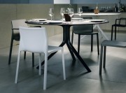Table ronde fenix noir Oops
