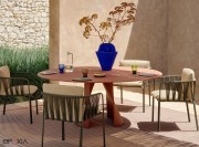 Table Anemos, outdoor, pied béton