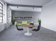 Table ronde pied tulipe  Ensemble