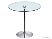 Table ronde en verre Infinity