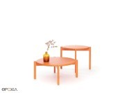 Tables rondes bois massif Naku