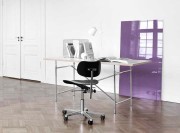 Tableau glassboard magnétique Mood violet