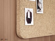 Tableau d'affichage en liège Bloc Cork, épaisseur 5 cm